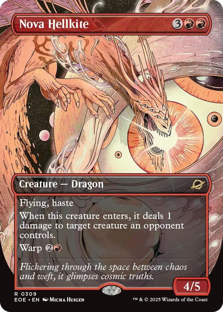 Image for Nova Hellkite (Borderless) (309) - Magic: The Gathering