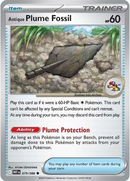 Antique Plume Fossil (079/086)