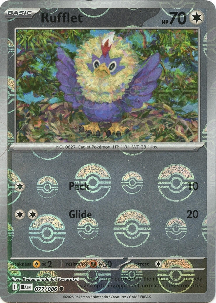 Image for Rufflet (Poke Ball Pattern) (077/086) - Pokemon