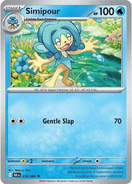 Image for Simipour (018/086) - Pokemon