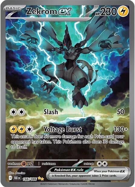 Image for Zekrom ex (166/086) - Pokemon