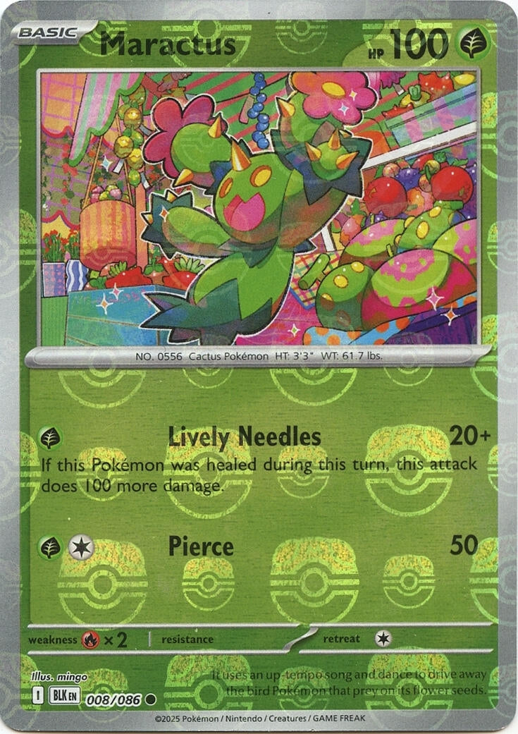 Image for Maractus (Master Ball Pattern) (008/086) - Pokemon