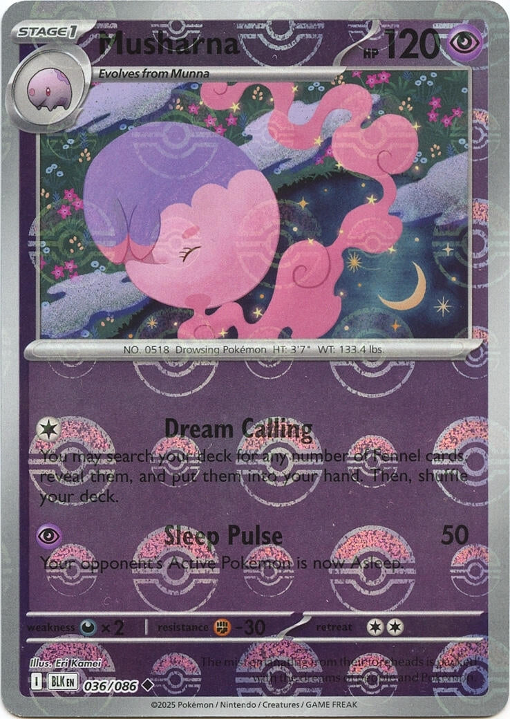 Image for Musharna (Poke Ball Pattern) (036/086) - Pokemon