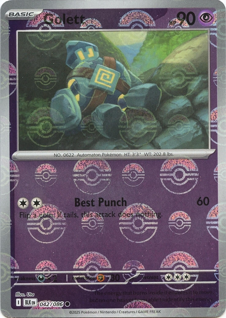 Image for Golett (Poke Ball Pattern) (042/086) - Pokemon