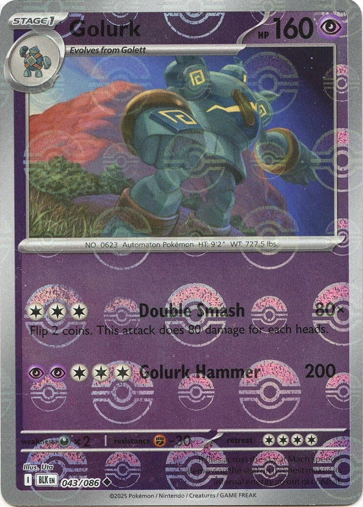 Image for Golurk (Poke Ball Pattern) (043/086) - Pokemon