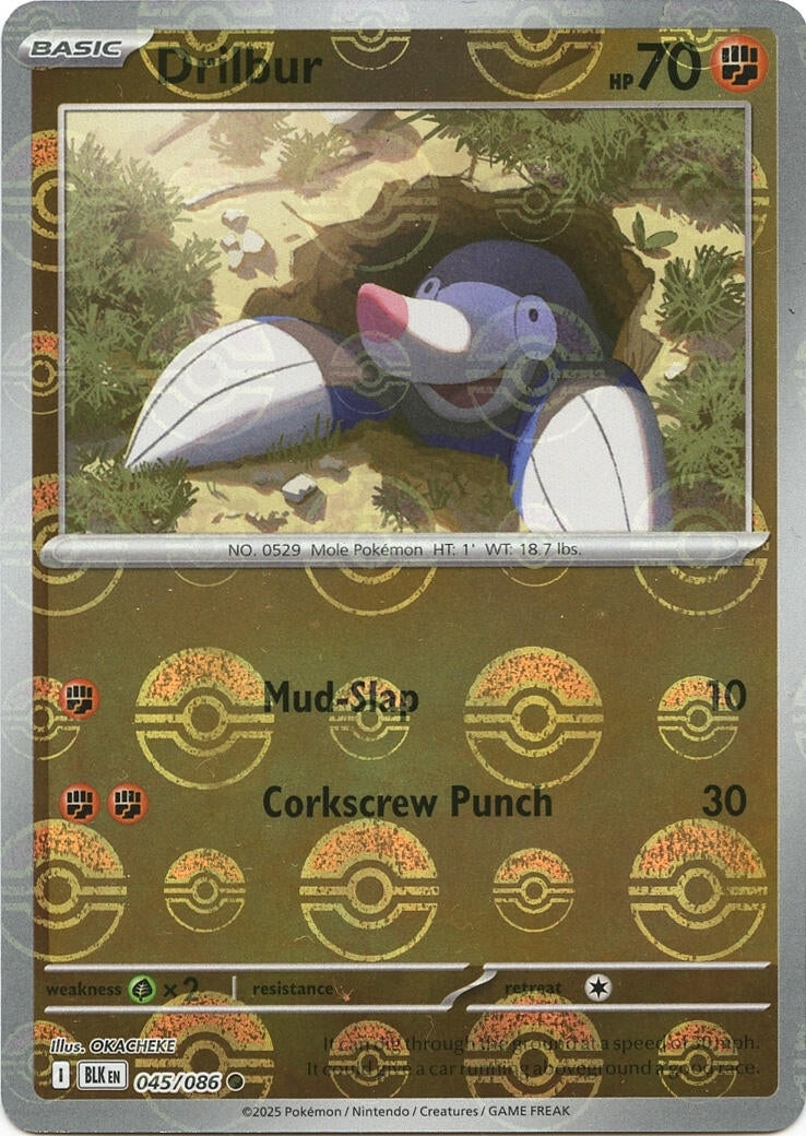 Drilbur (Poke Ball Pattern) (045/086)