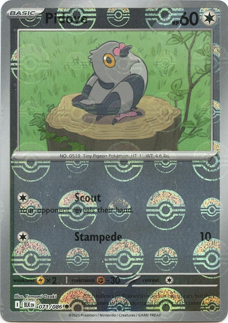 Image for Pidove (Poke Ball Pattern) (071/086) - Pokemon