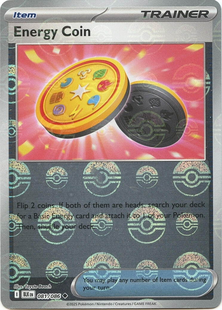 Energy Coin (Poke Ball Pattern) (081/086)