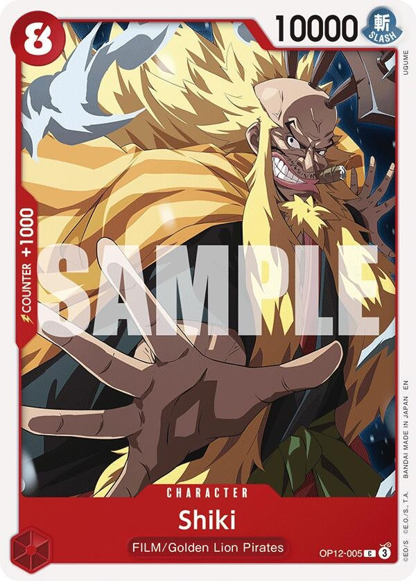 Image for Shiki (OP12-005) - One Piece Card Game