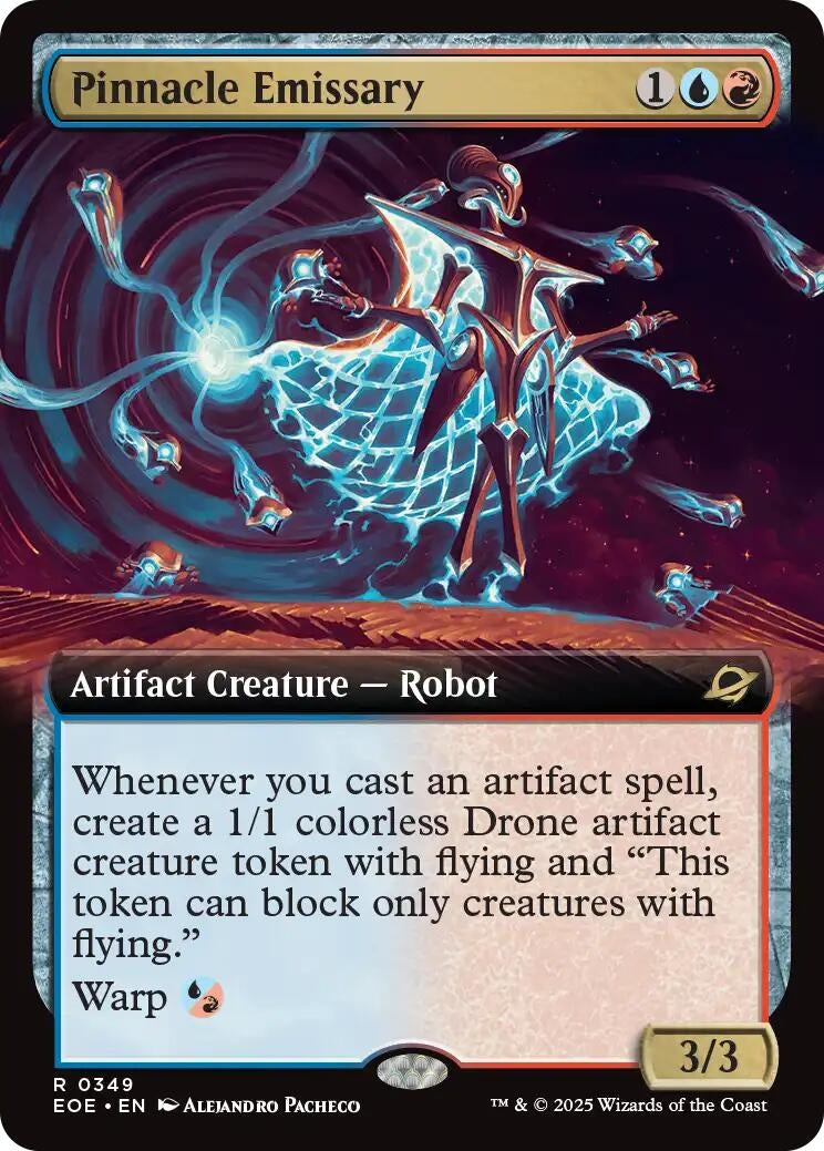 Image for Pinnacle Emissary (Extended Art) (349) - Magic: The Gathering