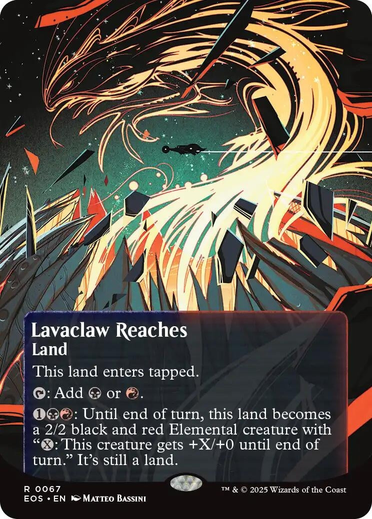 Image for Lavaclaw Reaches (0067) (Borderless) (67) - Magic: The Gathering