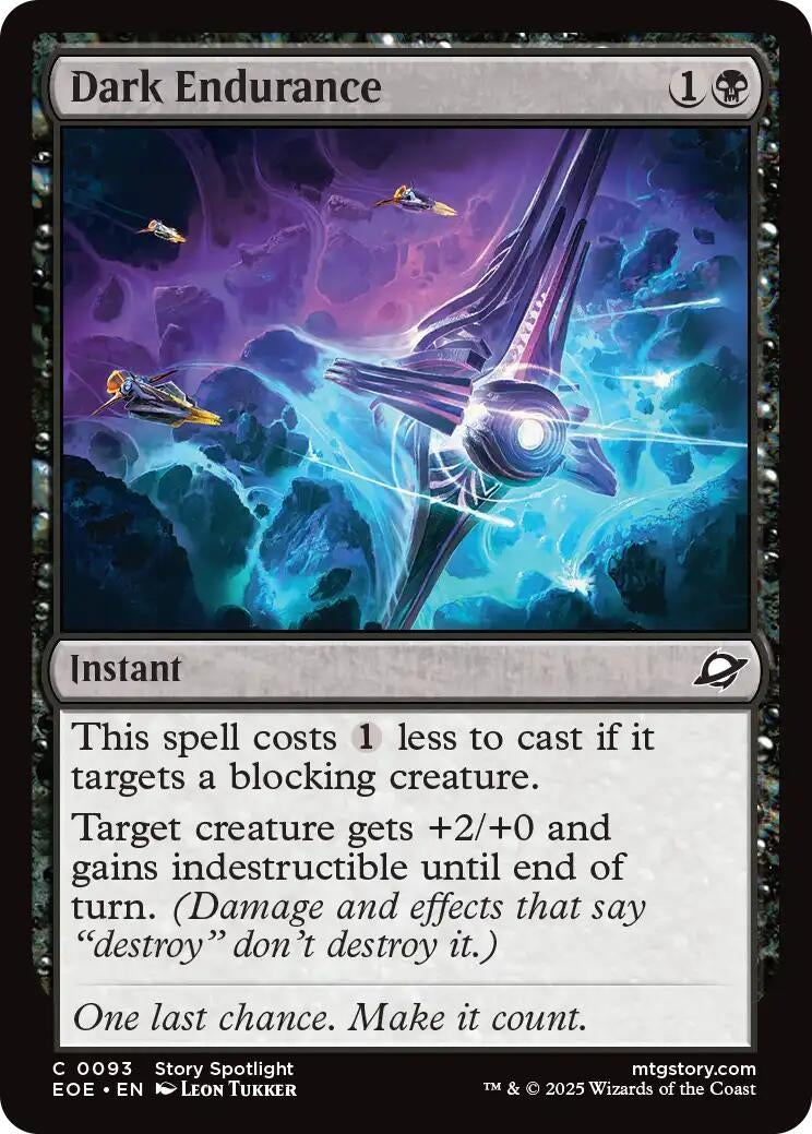 Image for Dark Endurance (93) - Magic: The Gathering