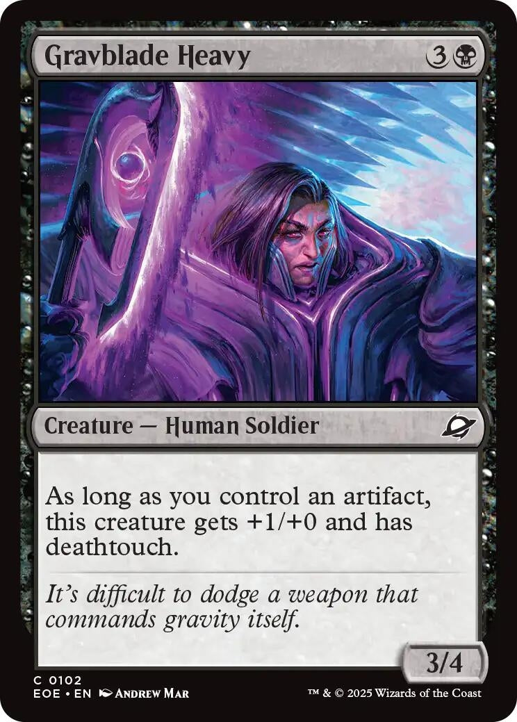 Image for Gravblade Heavy (102) - Magic: The Gathering
