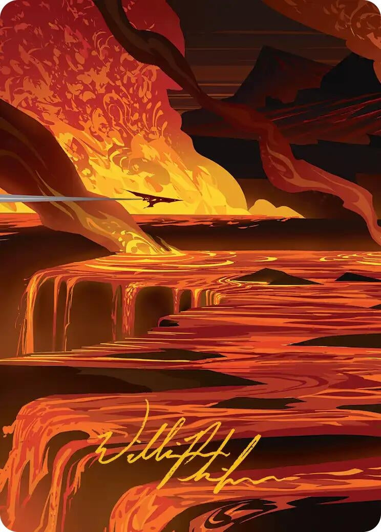 Image for Blast Zone Art Card (Gold-Stamped Signature) (48) - Magic: The Gathering