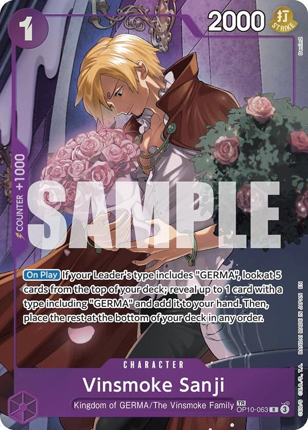 Image for Vinsmoke Sanji (TR) (OP10-063) - One Piece Card Game