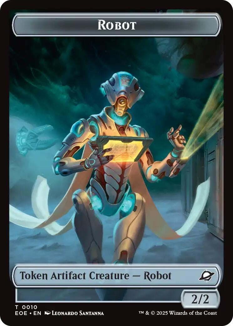 Image for Robot // Lander (0004) Double-Sided Token (10 // 4) - Magic: The Gathering