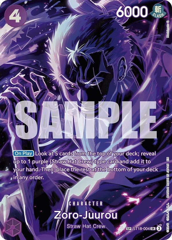 Image for Zoro-Juurou (SP) (ST18-004) - One Piece Card Game