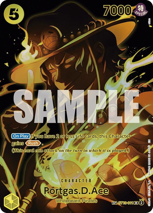 Image for Portgas.D.Ace (SP) (ST13-011) - One Piece Card Game