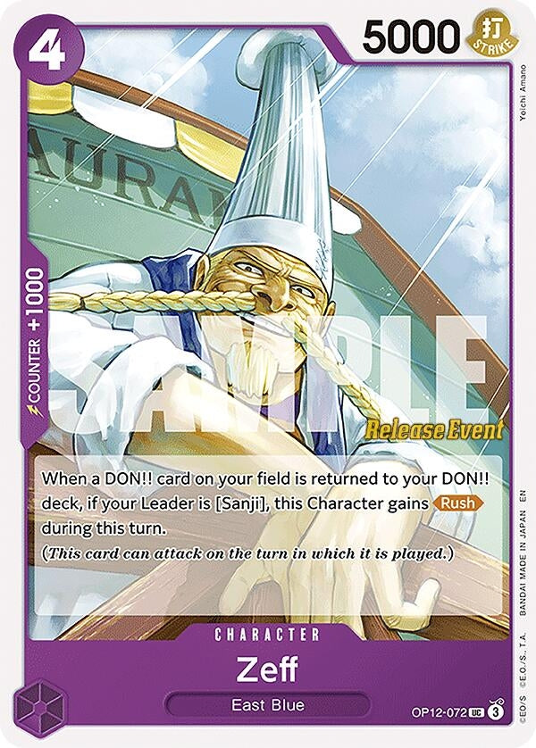 Image for Zeff (OP12-072) - One Piece Card Game