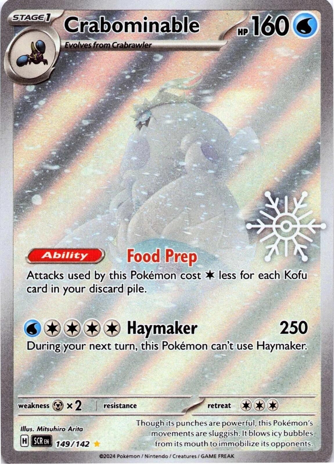 Image for Crabominable - 149/142 (Holiday Calendar) (149/142) - Pokemon