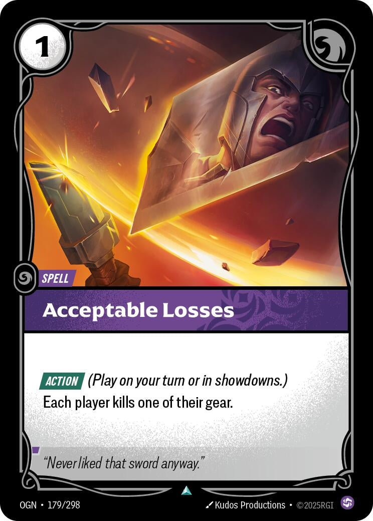 Acceptable Losses (179/298)