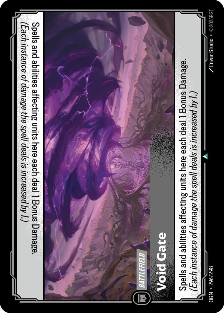 Image for Void Gate (296/298) - Riftbound: League of Legends Trading Card Game