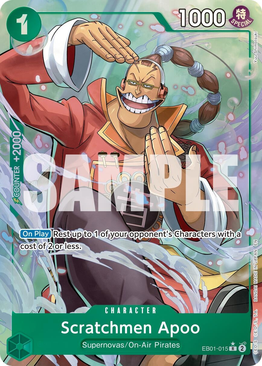 Scratchmen Apoo (Alternate Art) (EB01-015)