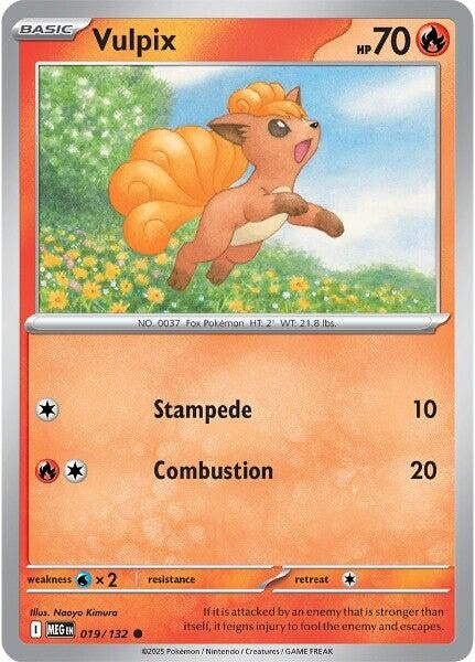 Image for Vulpix (019/132) - Pokemon