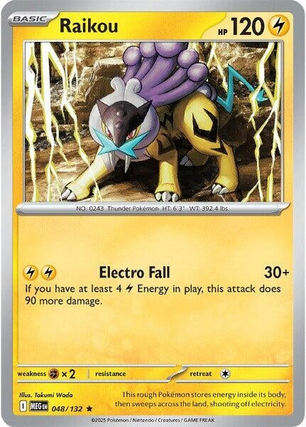 Image for Raikou (048/132) - Pokemon
