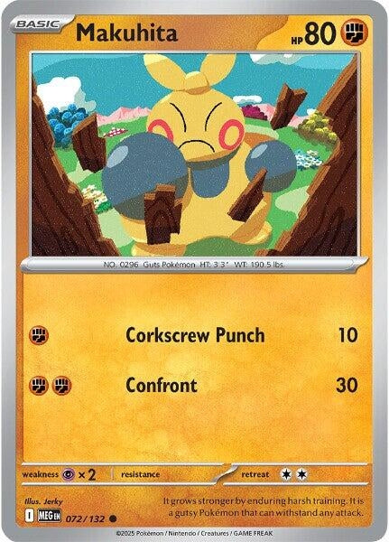 Image for Makuhita (072/132) - Pokemon