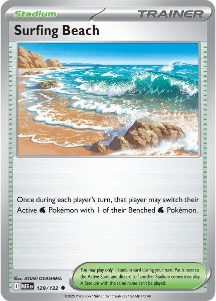 Image for Surfing Beach (129/132) - Pokemon