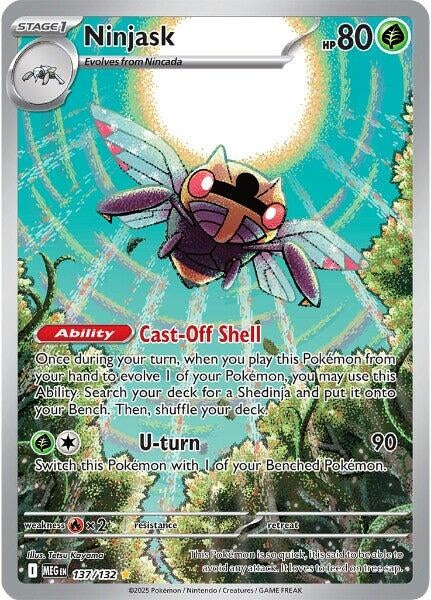 Image for Ninjask (137/132) - Pokemon