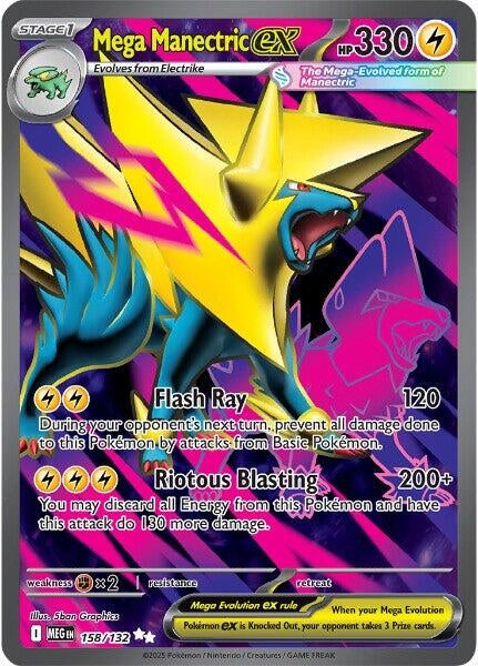 Image for Mega Manectric ex (158/132) - Pokemon