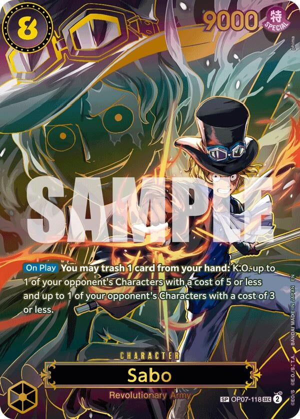 Image for Sabo - OP07-118 (SP) (OP07-118) - One Piece Card Game