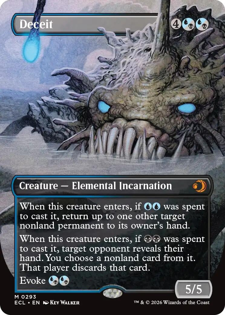 Image for Deceit (Borderless) (293) - Magic: The Gathering
