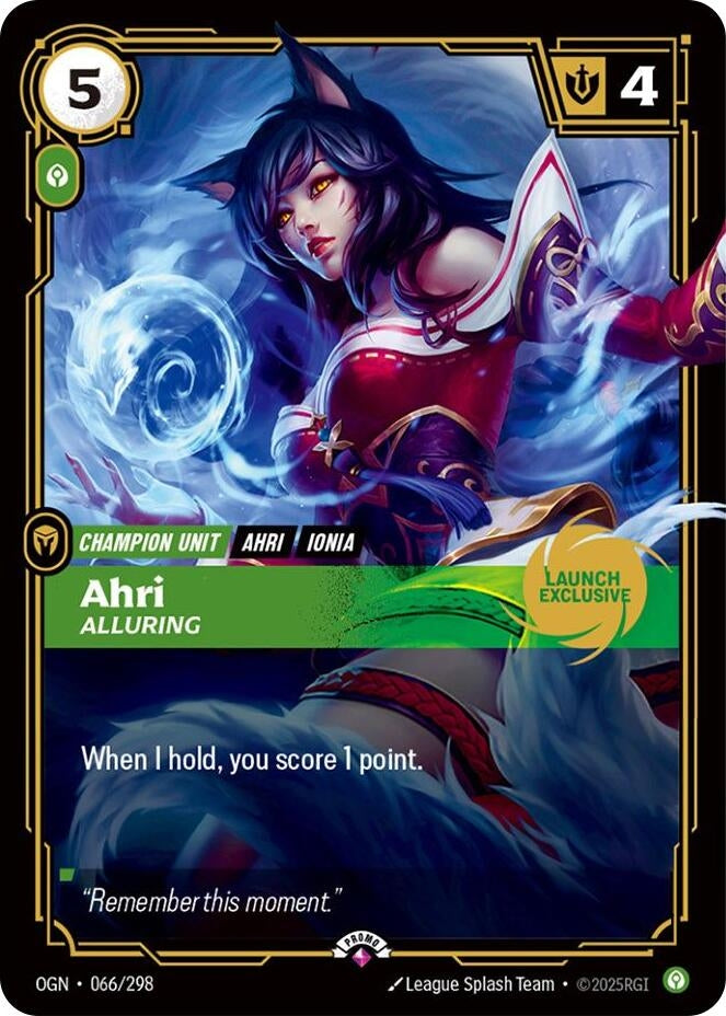 Ahri - Alluring (Launch Exclusive) (066/298)