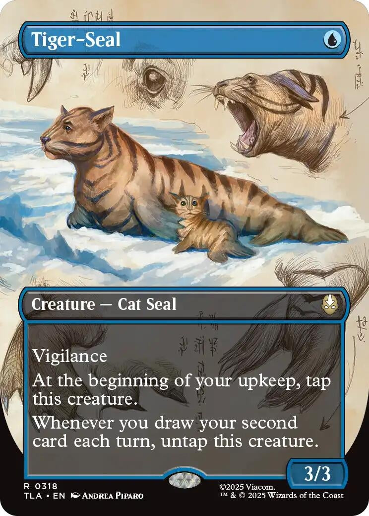 Image for Tiger-Seal (Borderless) (318) - Magic: The Gathering