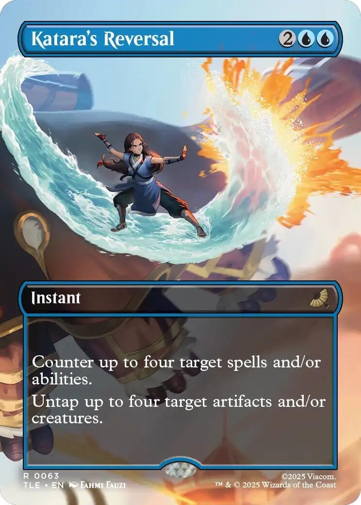 Image for Katara's Reversal (Borderless) (63) - Magic: The Gathering