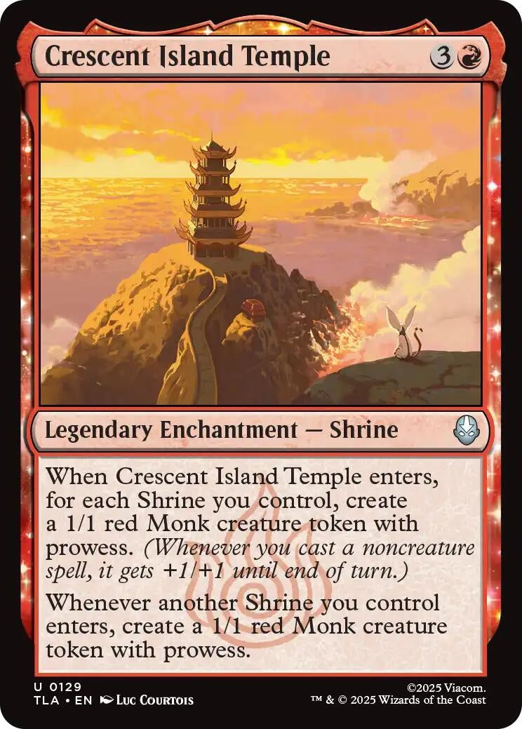 Image for Crescent Island Temple (129) - Magic: The Gathering