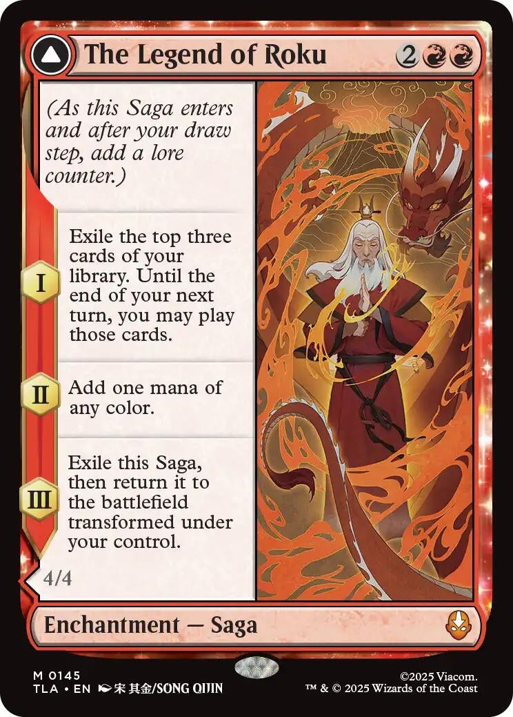 Image for The Legend of Roku (145) - Magic: The Gathering