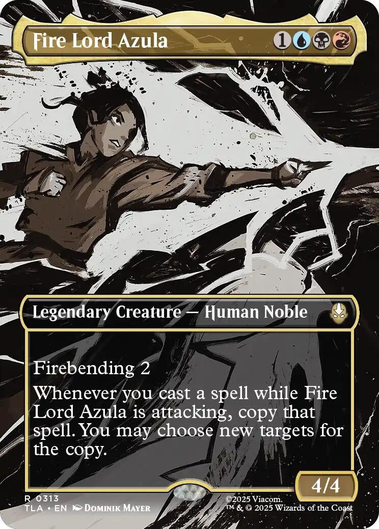 Image for Fire Lord Azula (0313) (Borderless) (313) - Magic: The Gathering