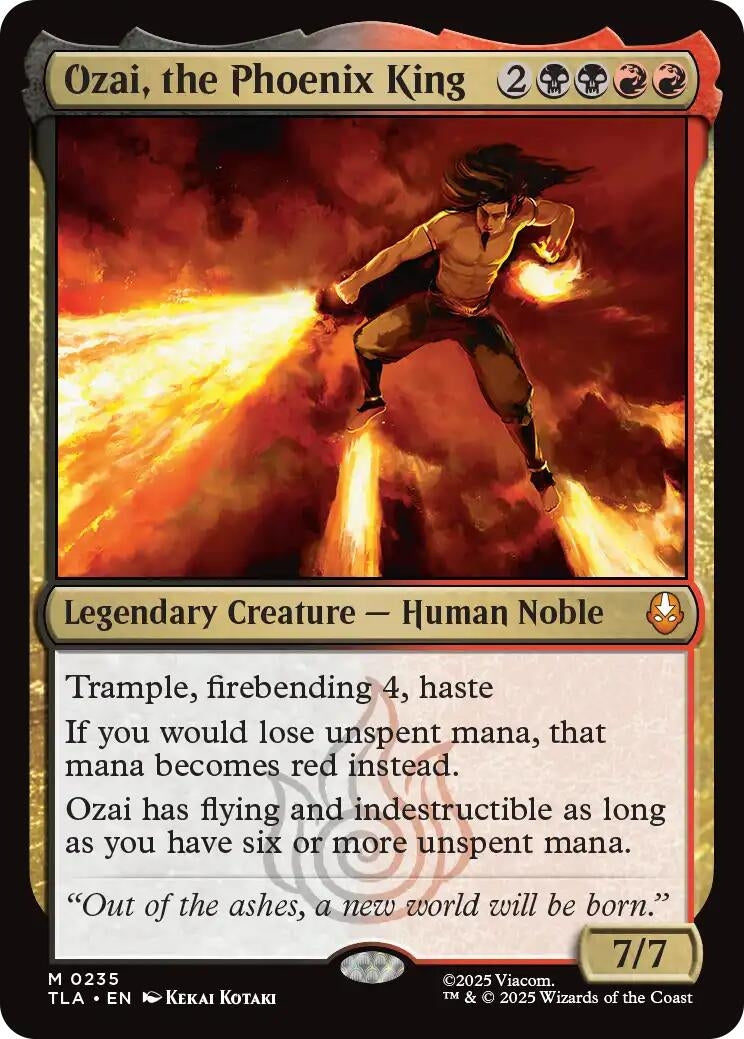 Image for Ozai, the Phoenix King (235) - Magic: The Gathering