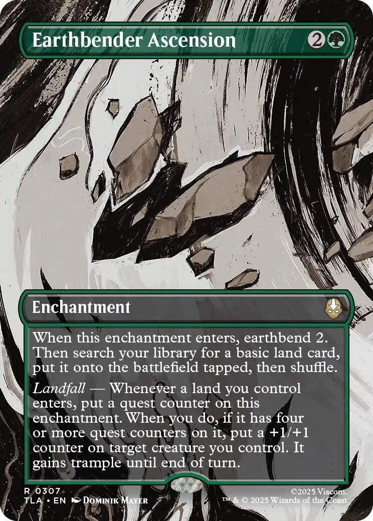 Image for Earthbender Ascension (Borderless) (307) - Magic: The Gathering