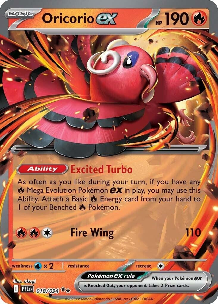 Image for Oricorio ex (018/094) - Pokemon