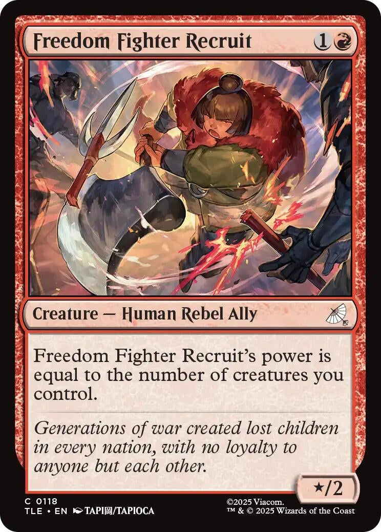 Image for Freedom Fighter Recruit (118) - Magic: The Gathering