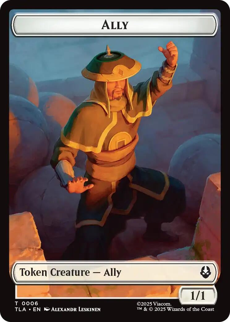 Ally (0006) // Clue (0017) Double-Sided Token (6 // 17)