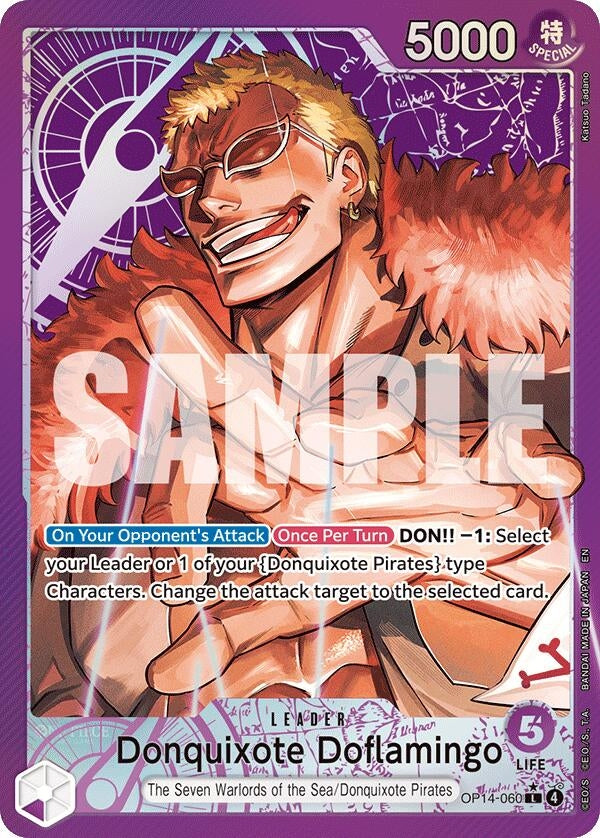 Donquixhote Doflamingo (Alternate Art) (OP14-060)