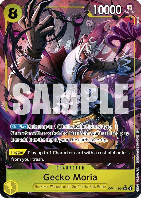 Gecko Moria - OP14-104 (Alternate Art) (OP14-104)