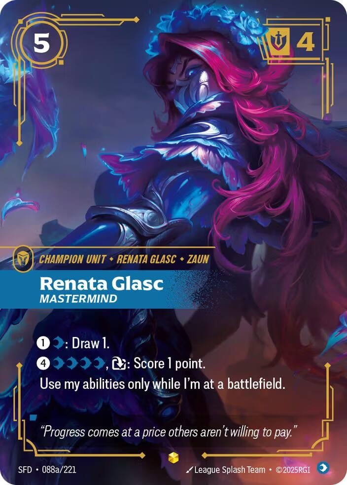 Renata Glasc - Mastermind (Alternate Art) (088a/221)