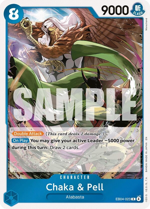 Image for Chaka & Pell - EB04-023 (EB04-023) - One Piece Card Game